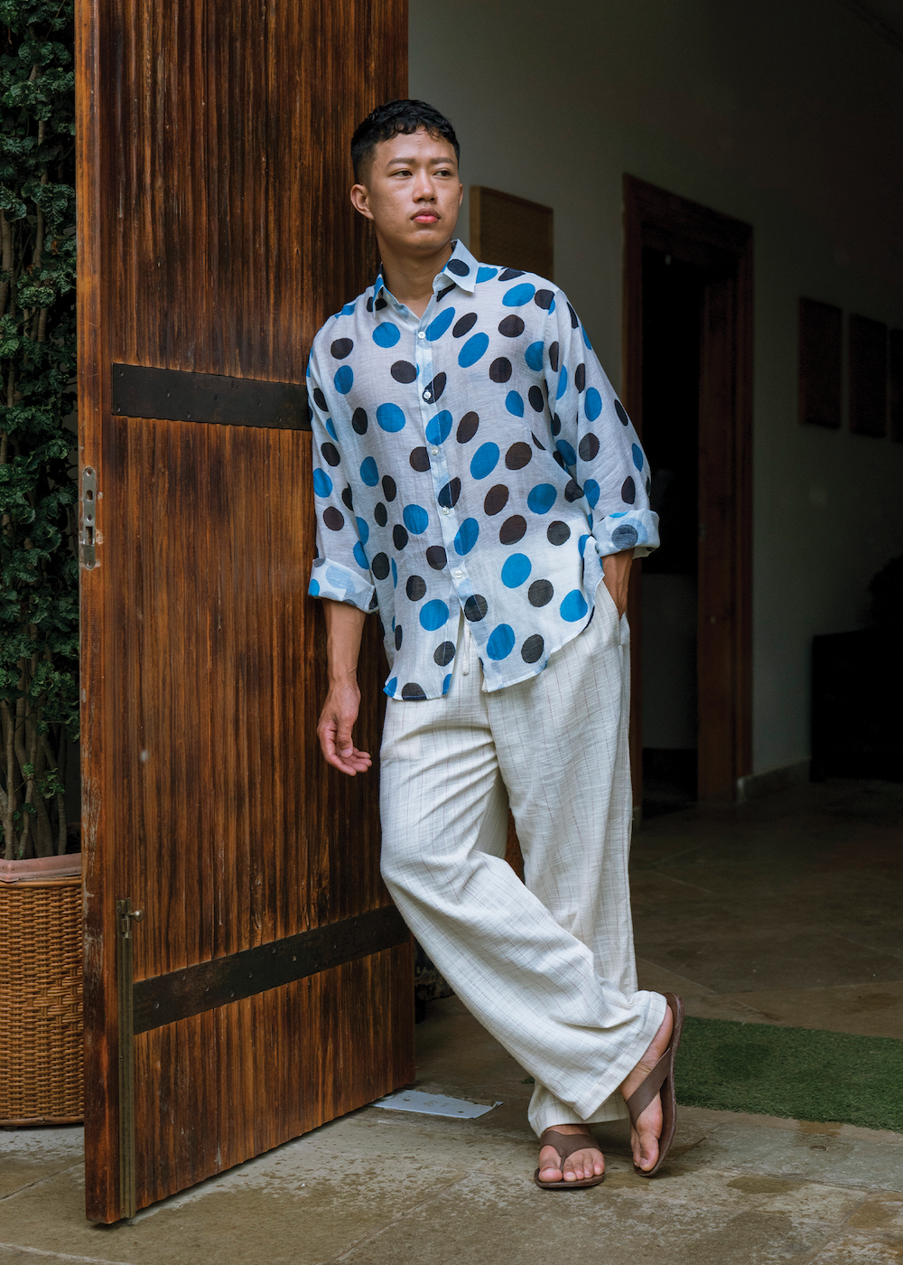 Infinity - Full Sleeved Shirt - Indigo