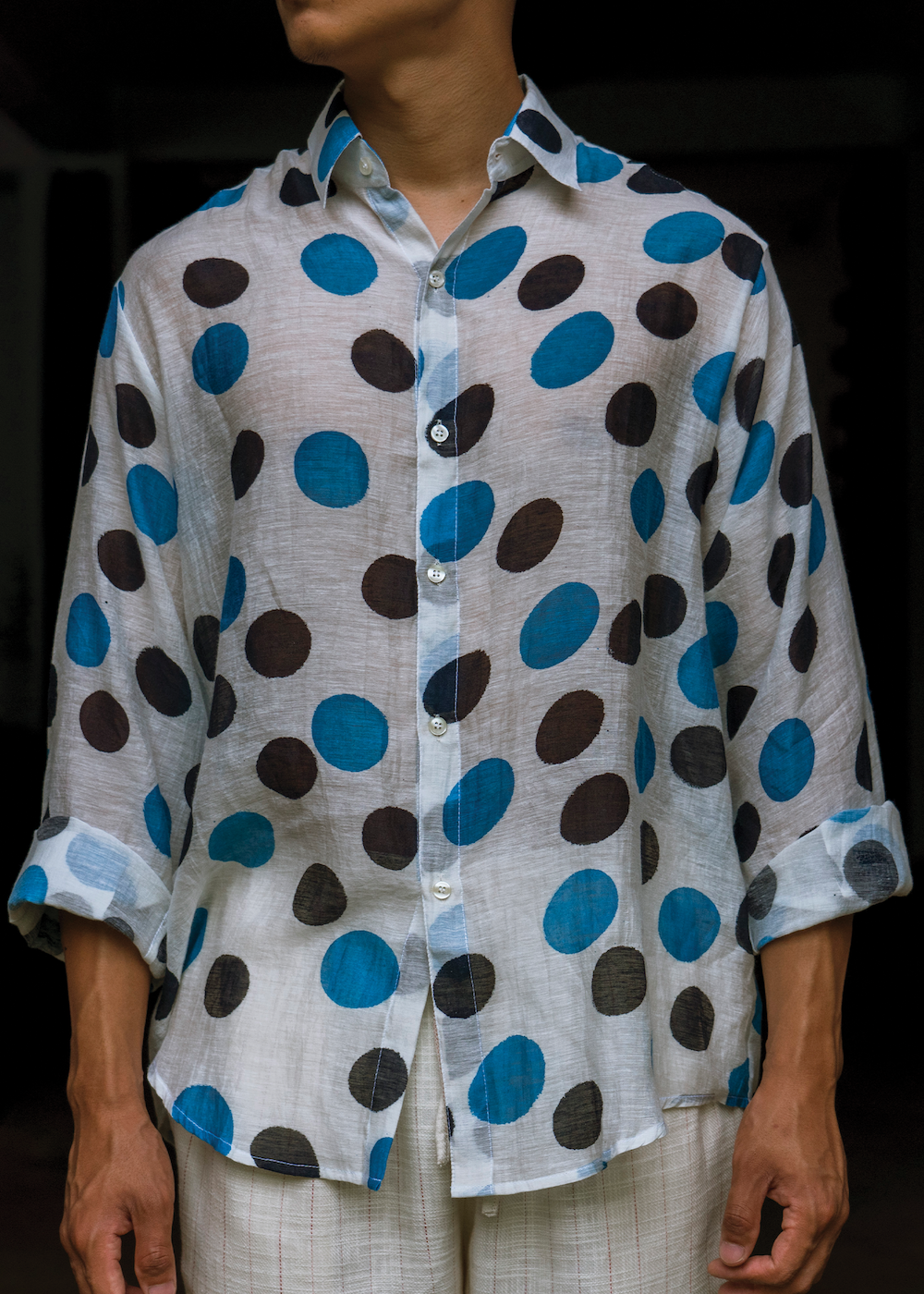 Infinity - Full Sleeved Shirt - Indigo
