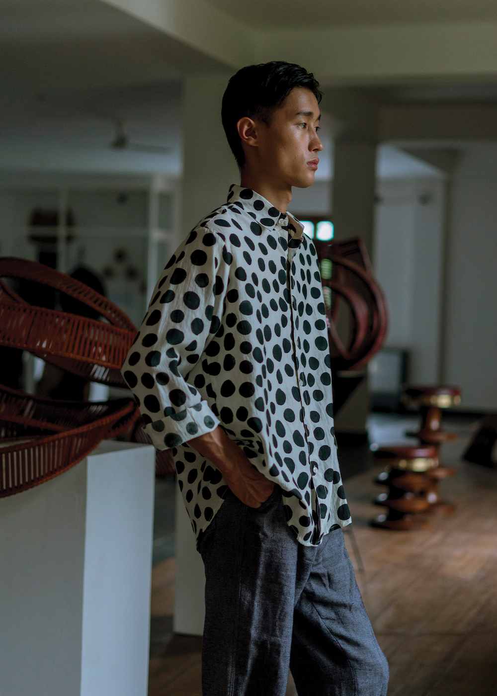 Infinity - Full Sleeved Shirt - Black