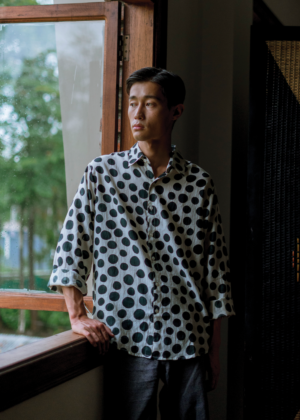 Infinity - Full Sleeved Shirt - Black