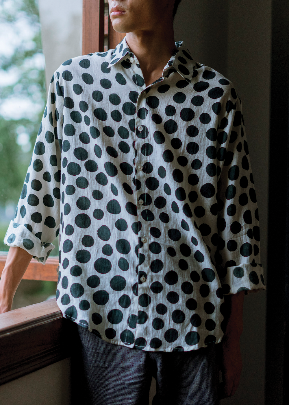 Infinity - Full Sleeved Shirt - Black