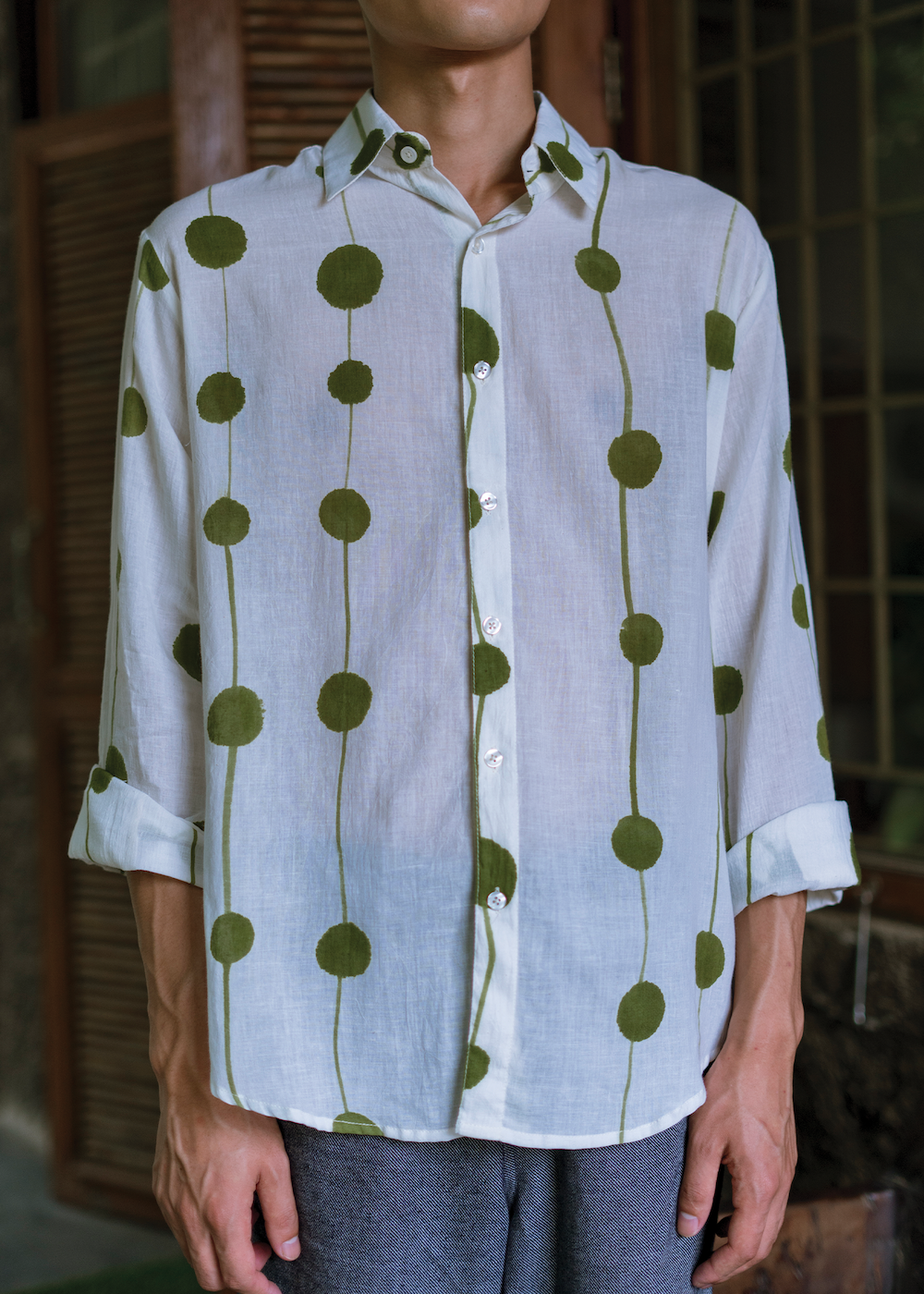 Tomatsu - Full Sleeved Shirt - Green