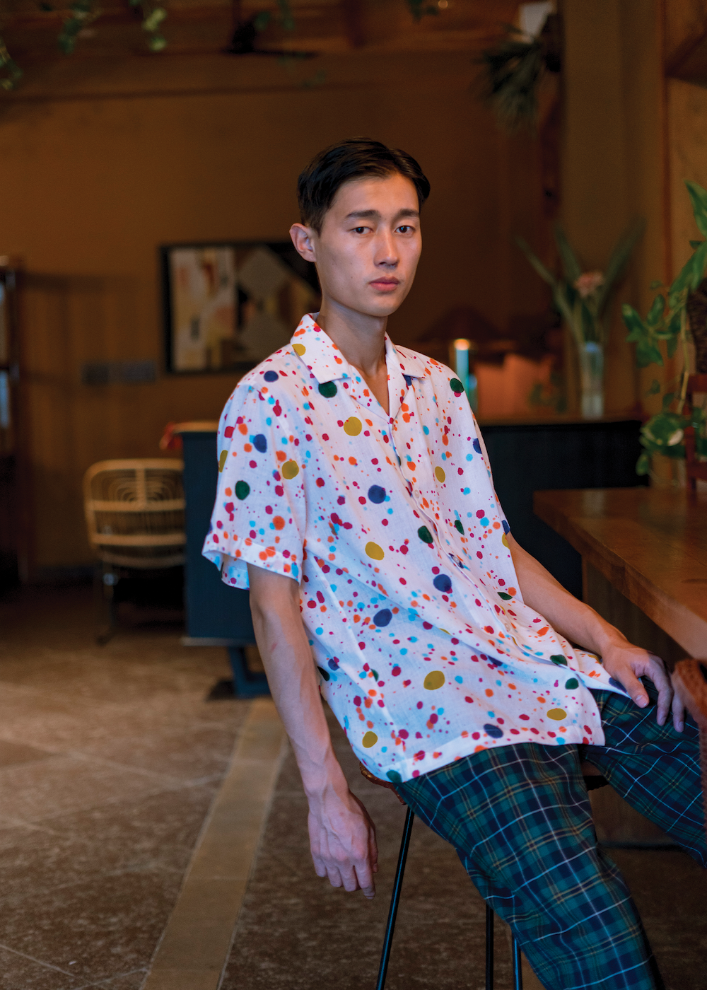 Splatter Splatter - Half Sleeved Shirt