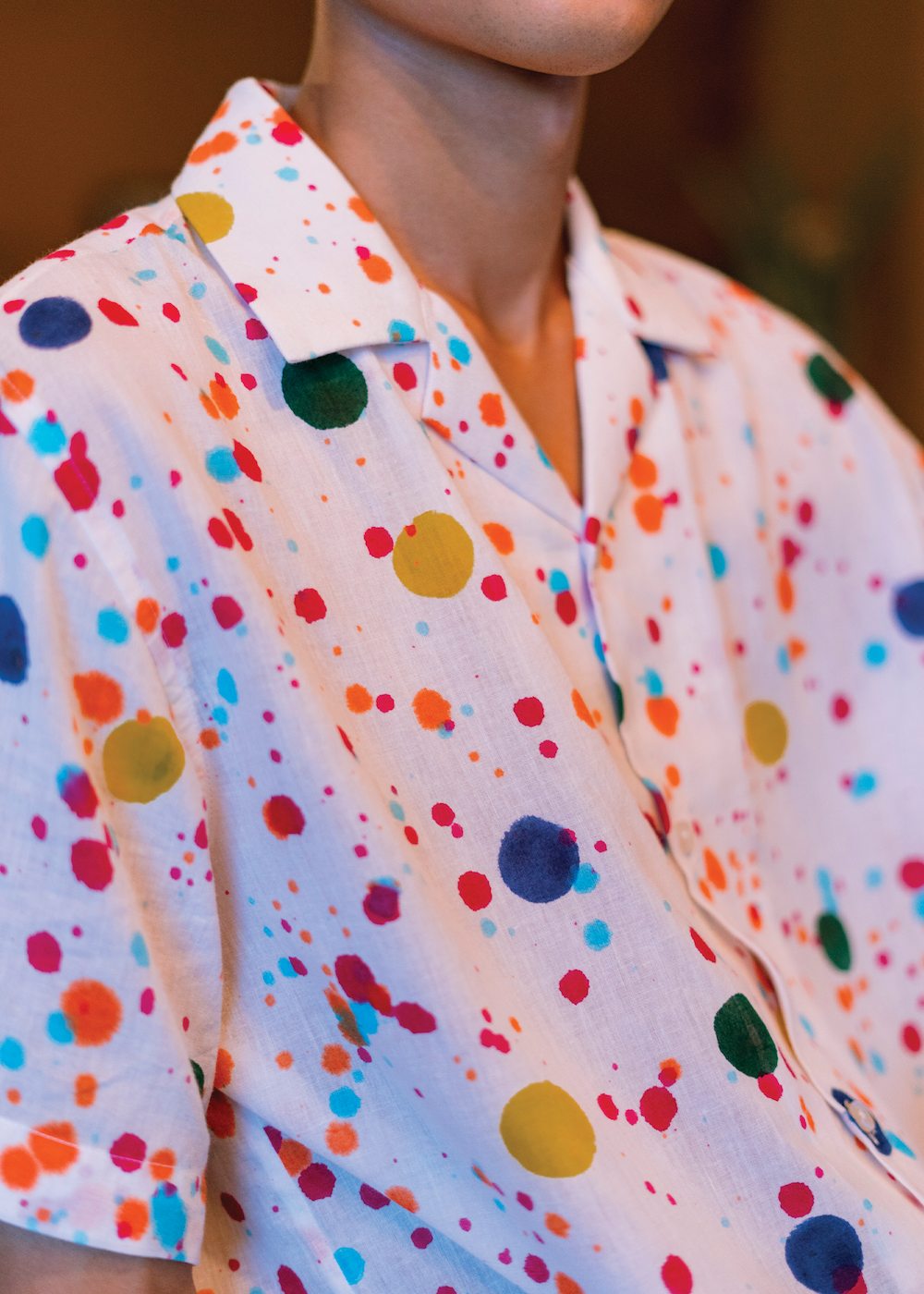 Splatter Splatter - Half Sleeved Shirt