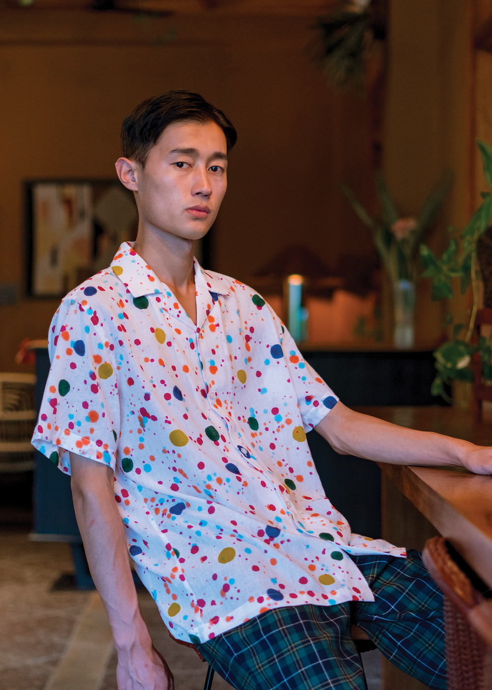 Splatter Splatter - Half Sleeved Shirt