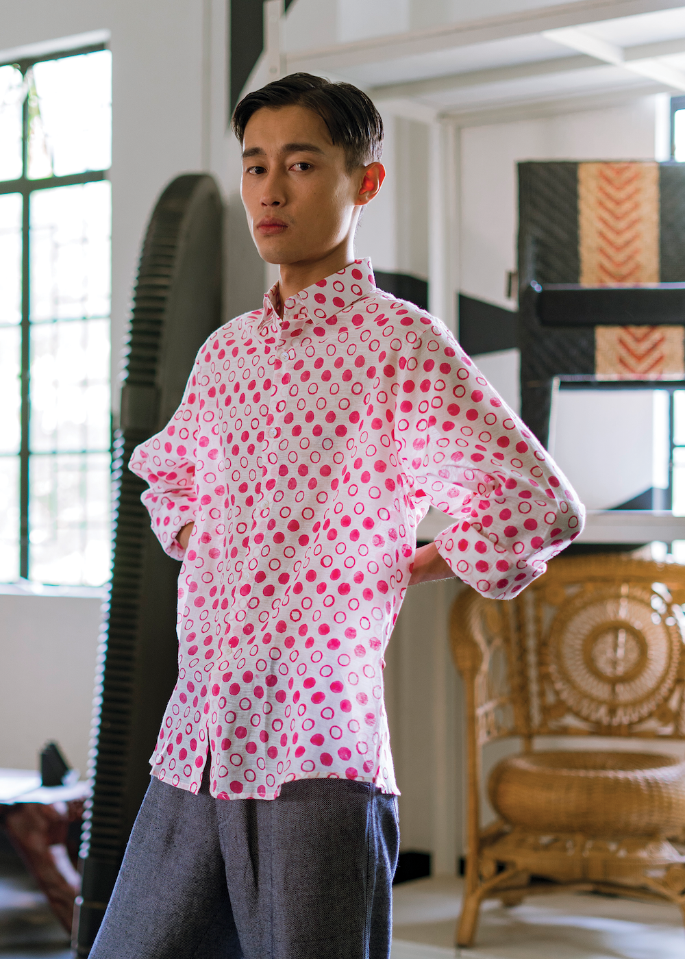 Infinity - Full Sleeved Shirt - Rani Pink