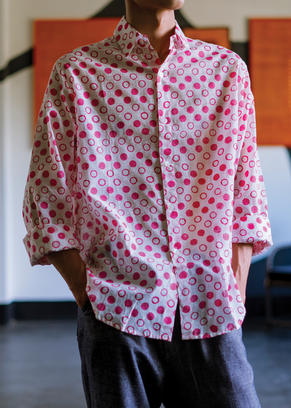Infinity - Full Sleeved Shirt - Rani Pink