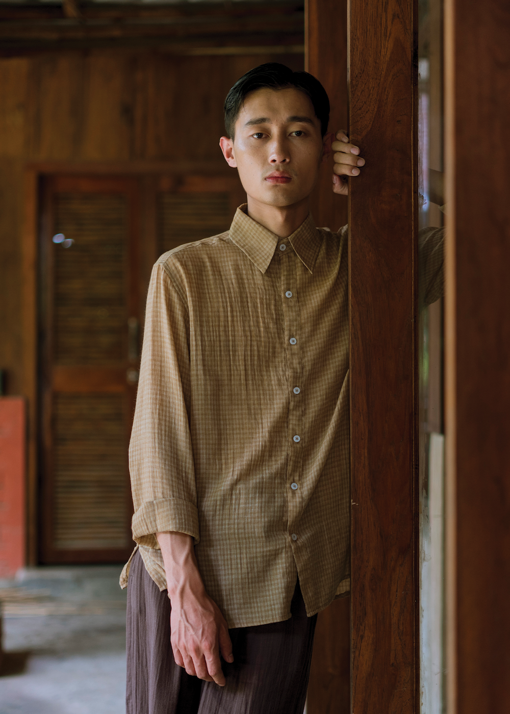Second Skin - Full Sleeved Shirt - Beige