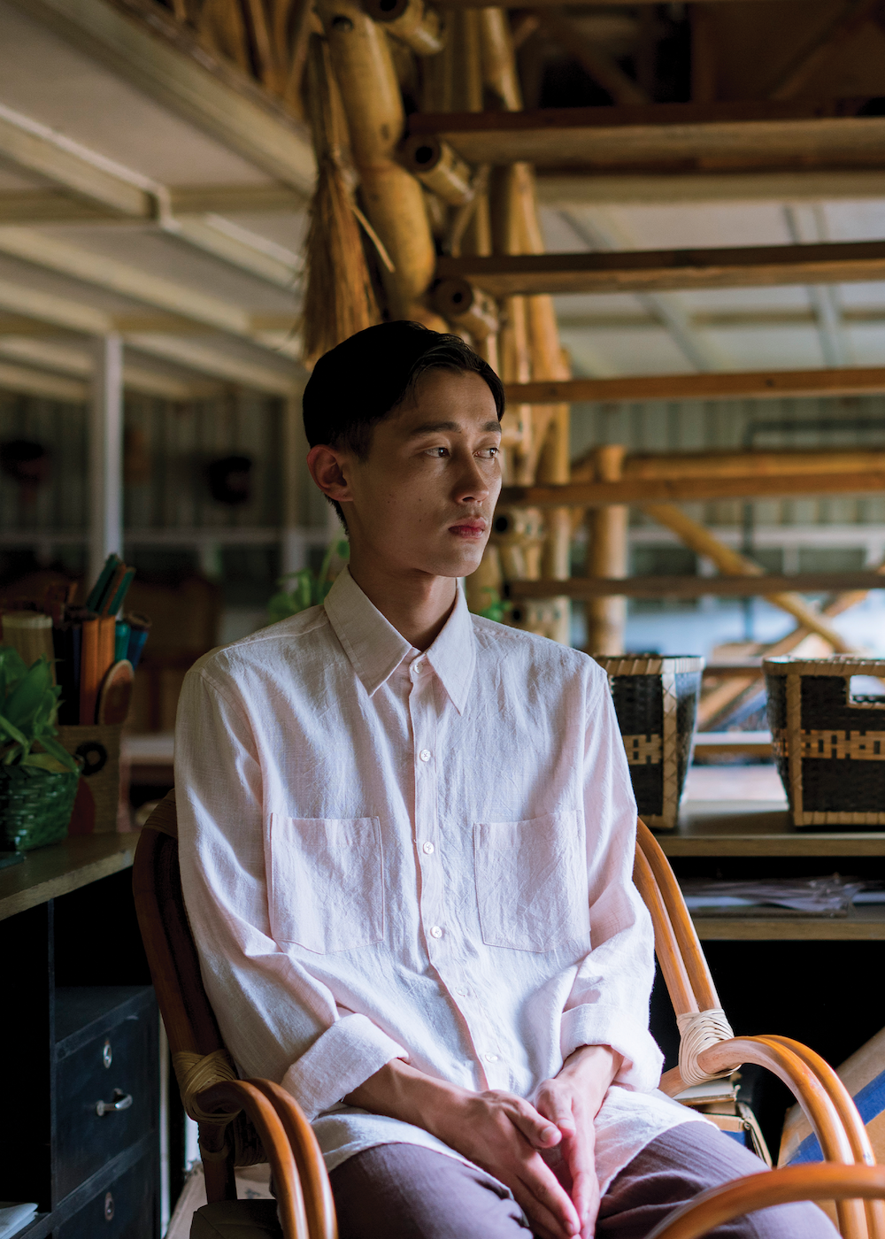 Social Impact - Full Sleeved Shirt - Salmon Pink