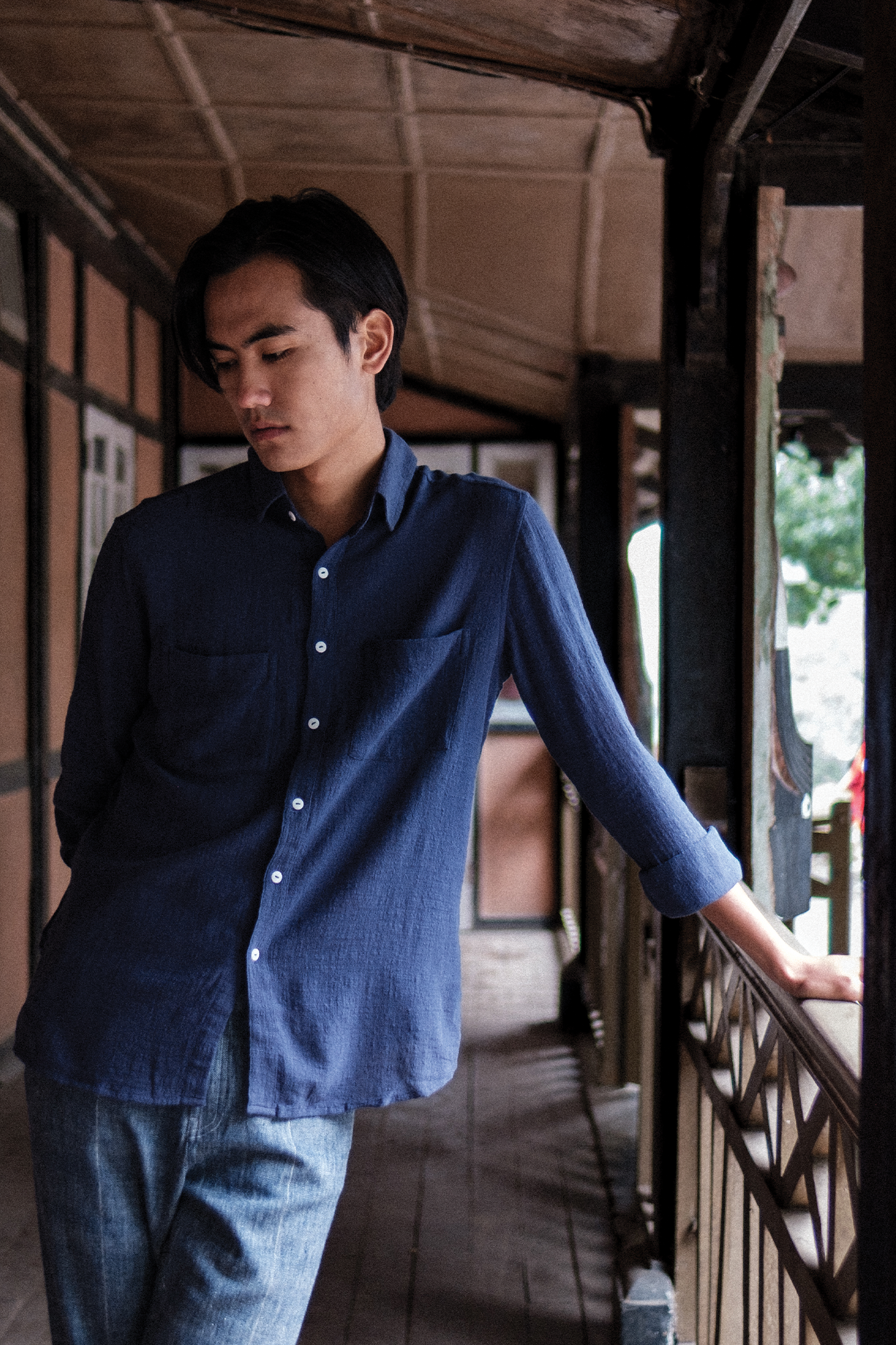 Social Impact - Full Sleeved Shirt - Midnight Navy