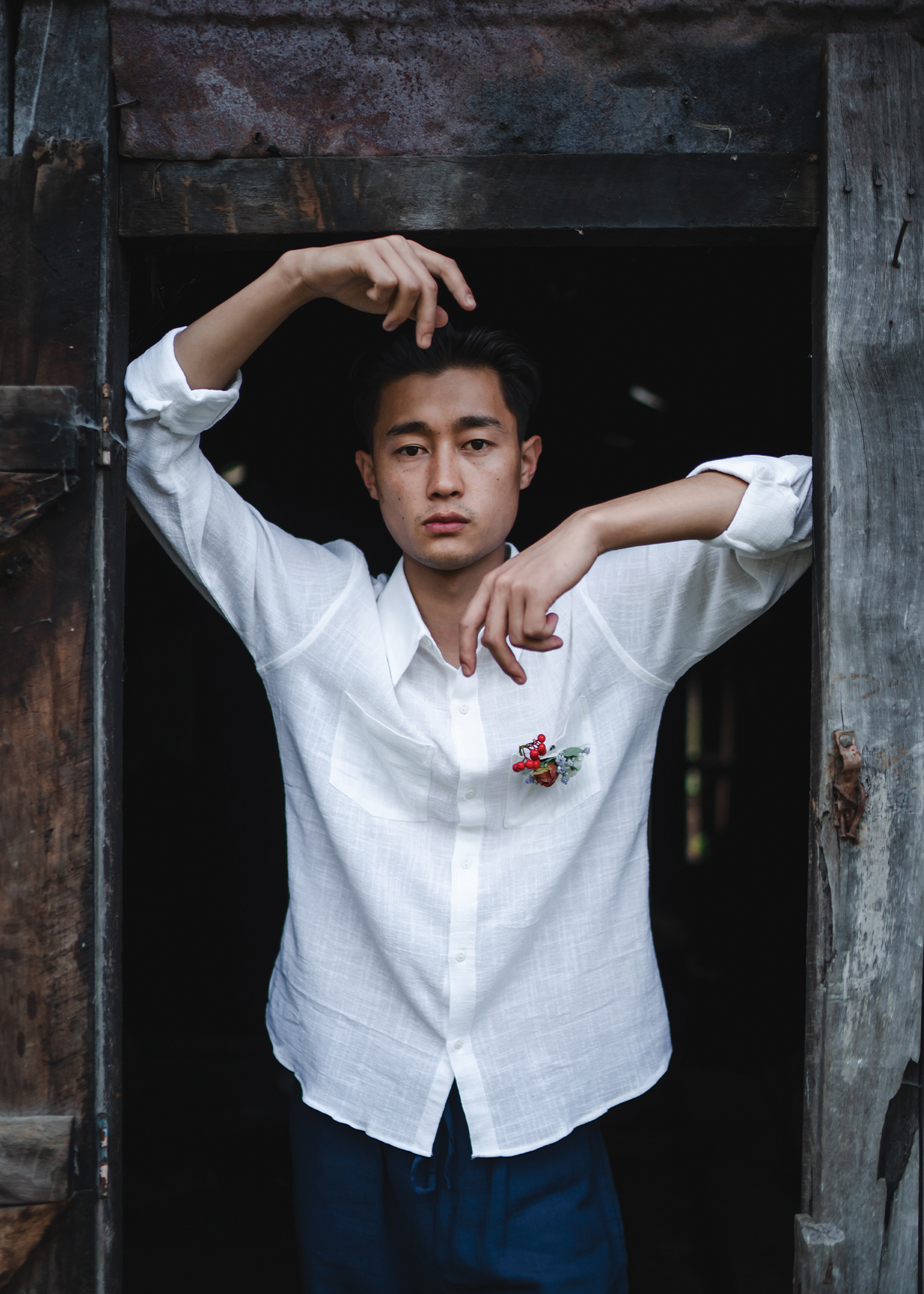 Social Impact - Full Sleeved Shirt - White