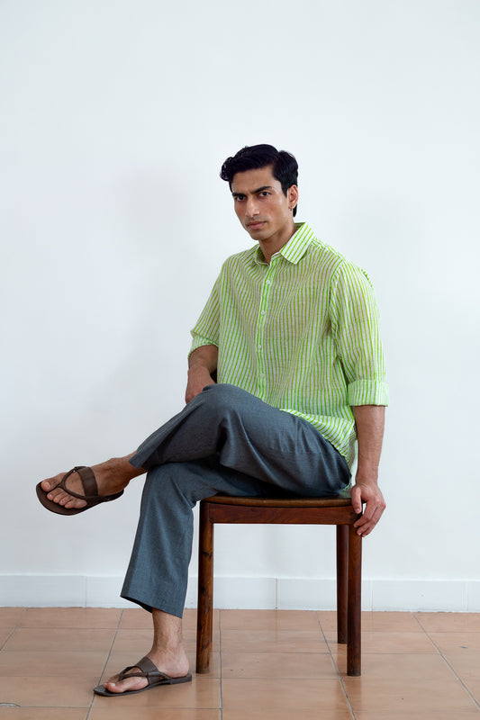 Paddy - Full Sleeved Shirt - Lime
