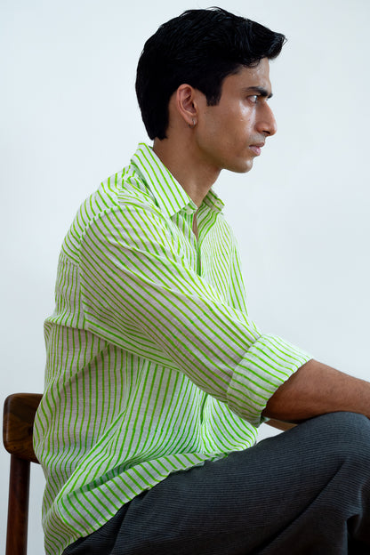 Paddy - Full Sleeved Shirt - Lime