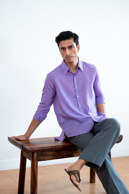 Second Skin - Full Sleeved Shirt - Lavender