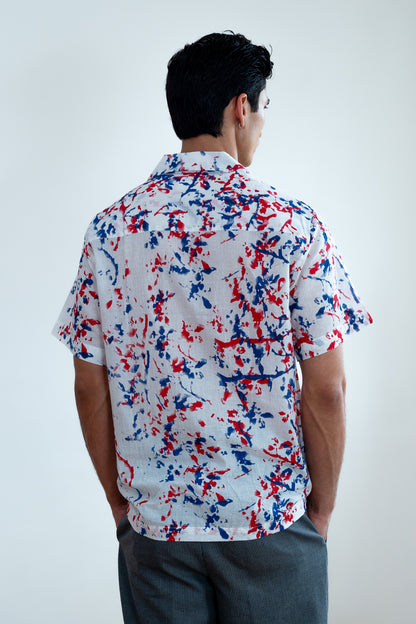 Fire and Ice - Half Sleeved Shirt