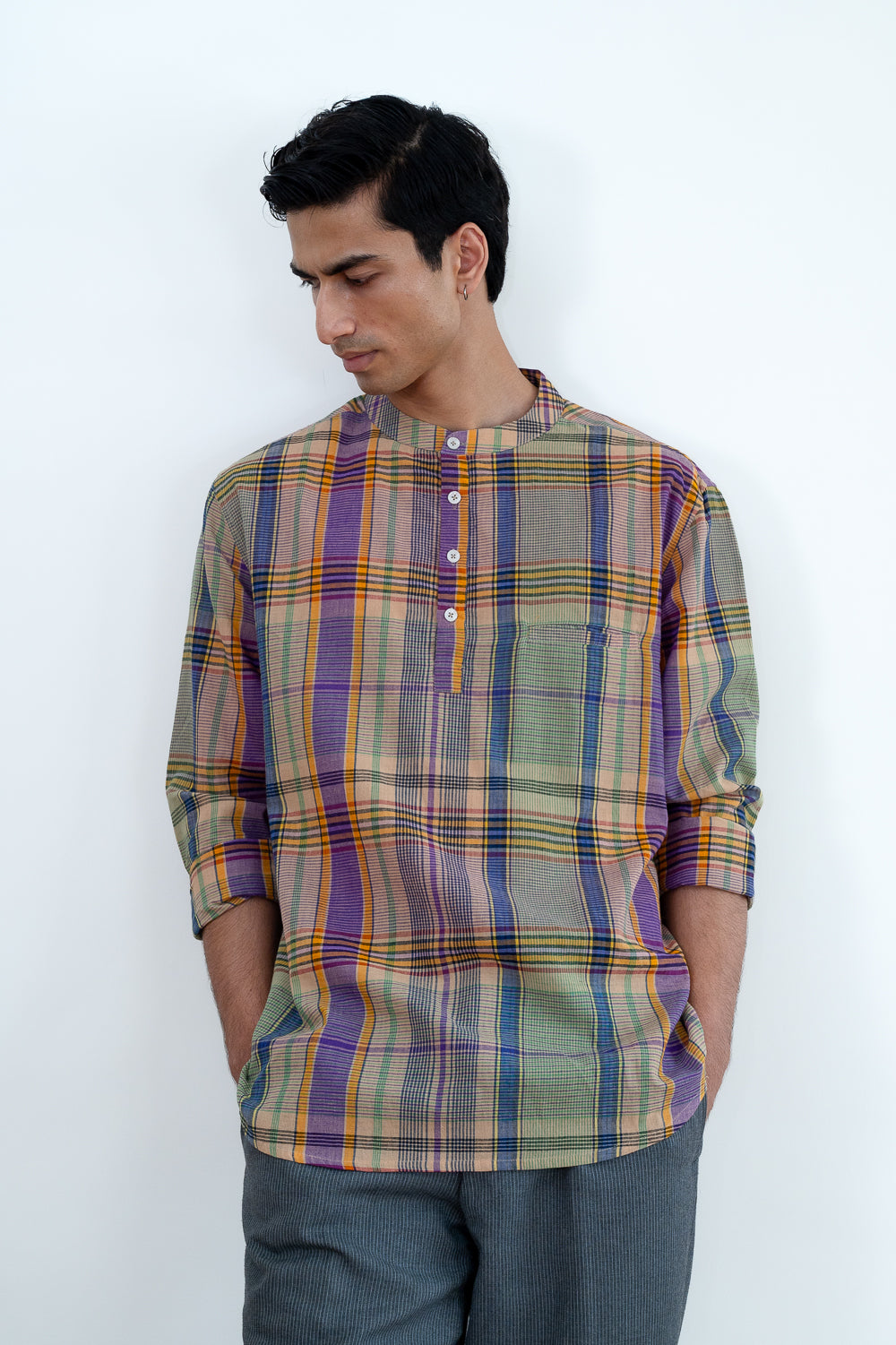 Infinite Jest - Full Sleeved Shirt - Chinese Collar
