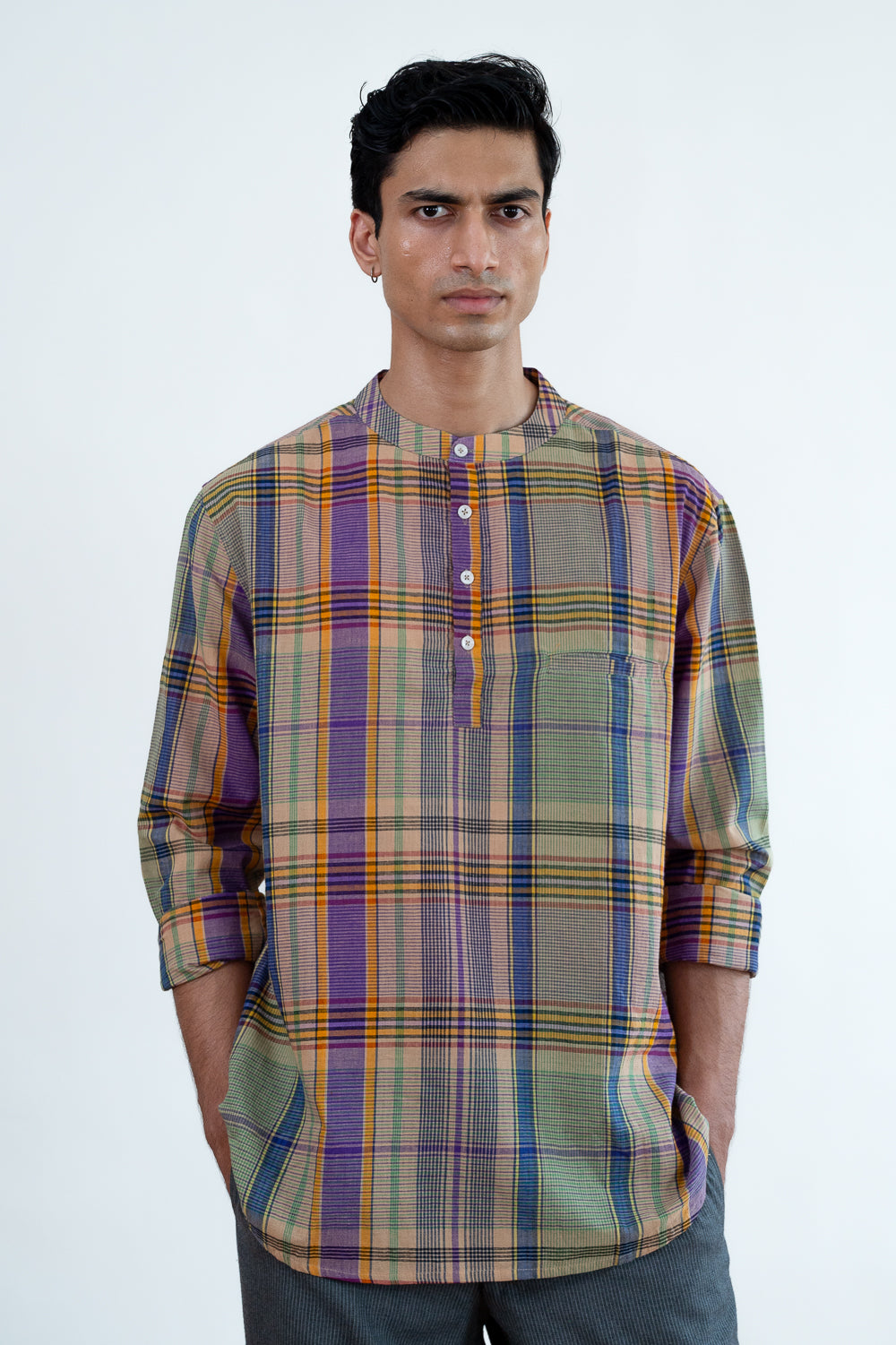 Infinite Jest - Full Sleeved Shirt - Chinese Collar