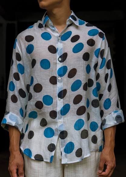 Infinity - Full Sleeved Shirt - Indigo