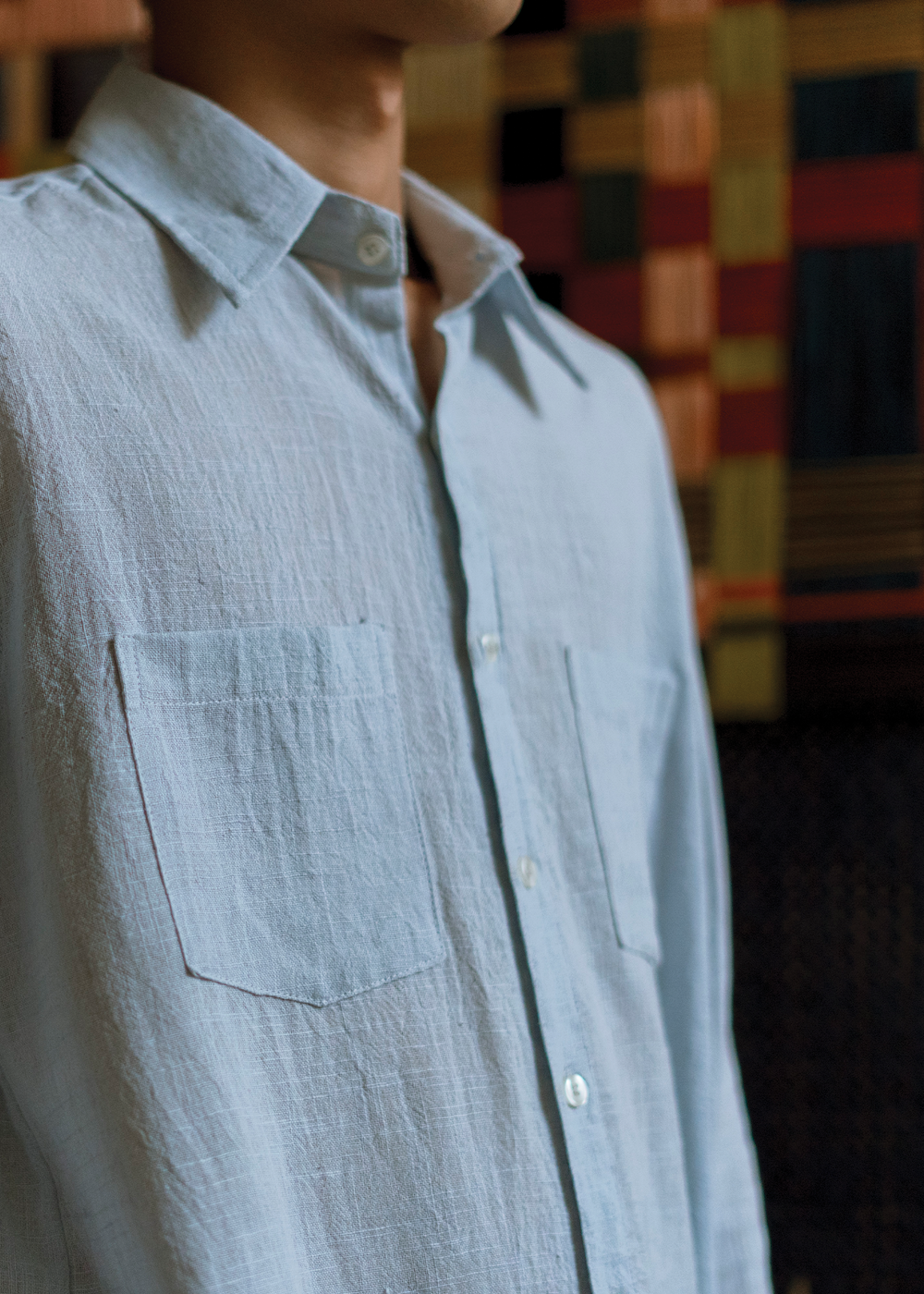 Social Impact - Full Sleeved Shirt - Powder Blue