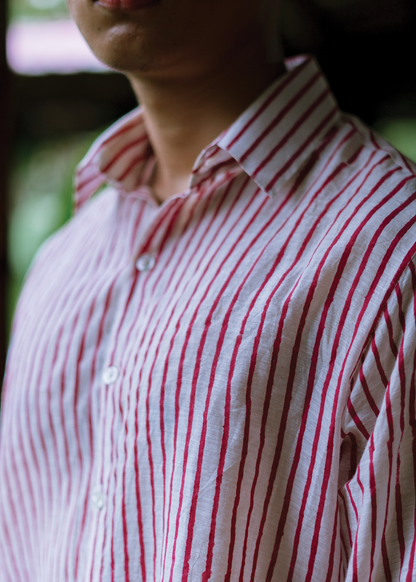 Paddy - Full Sleeved Shirt - Rani Pink