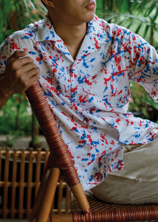 Fire and Ice - Half Sleeved Shirt