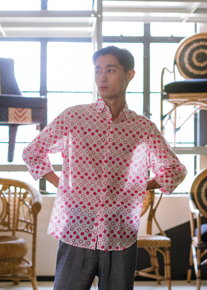 Infinity - Full Sleeved Shirt - Rani Pink