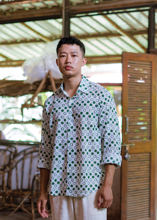 Green Circle - Full Sleeved Shirt