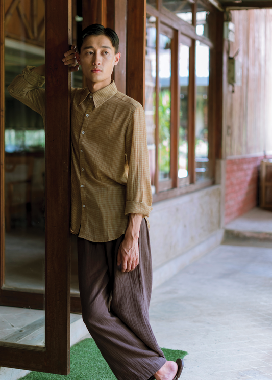 Second Skin - Full Sleeved Shirt - Beige