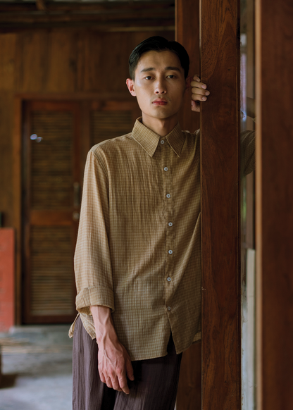 Second Skin - Full Sleeved Shirt - Beige