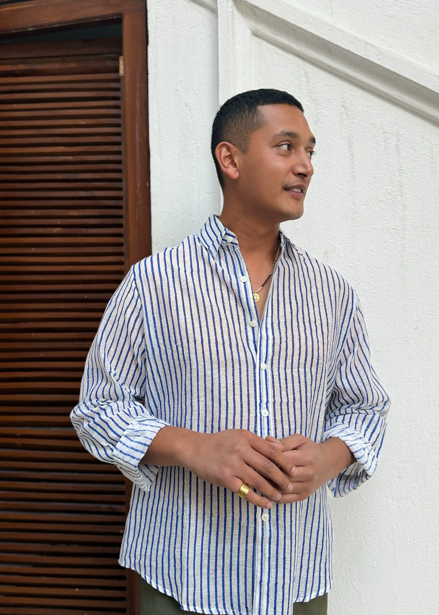 Paddy - Full Sleeved Shirt - Navy