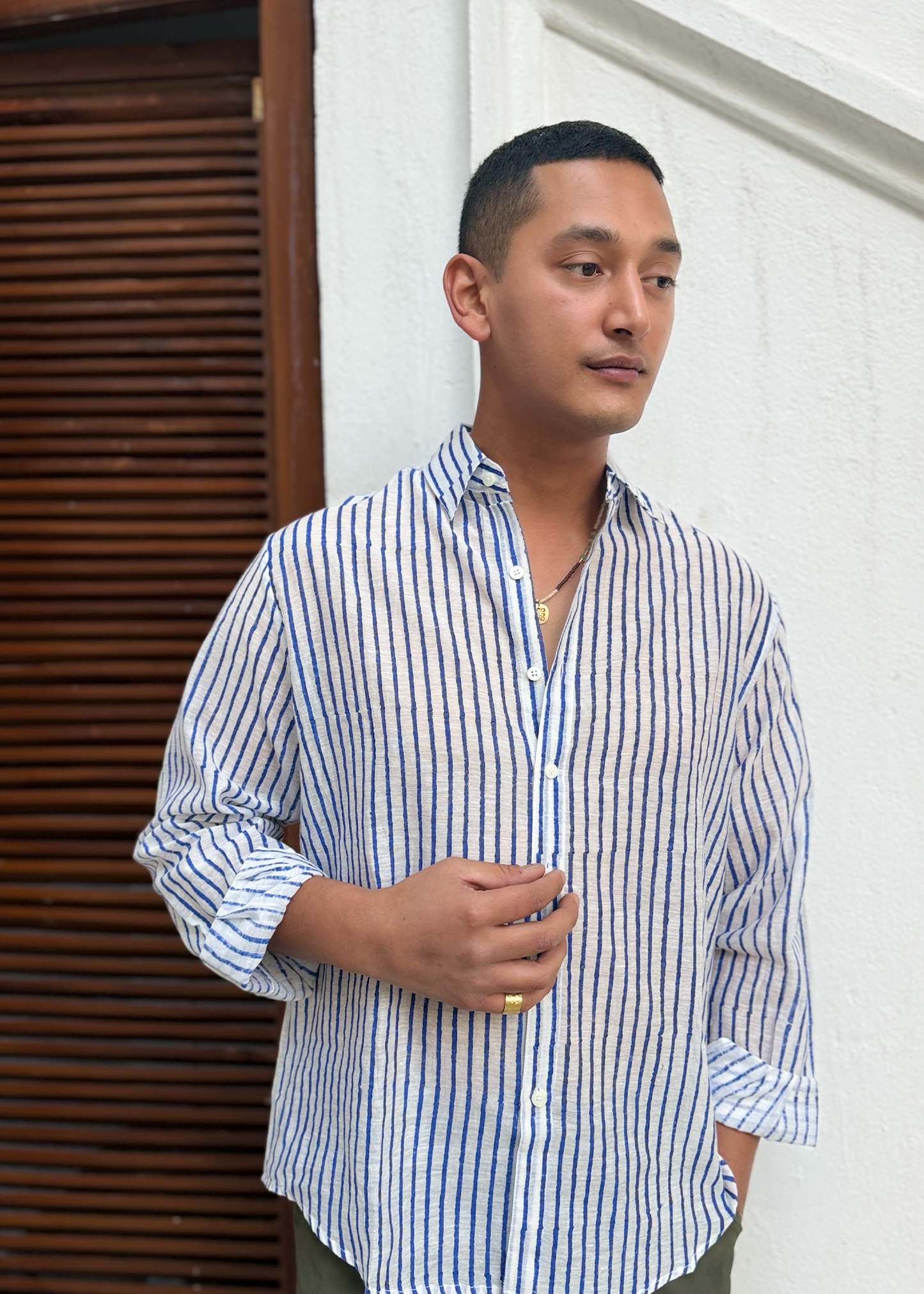 Paddy - Full Sleeved Shirt - Navy